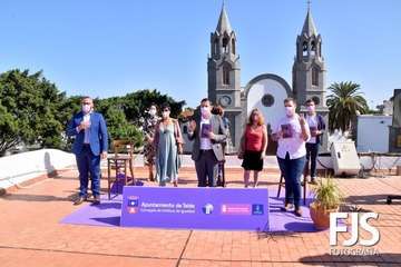Telde lanza la campaña 'Una lucha a flor de piel' para combatir la violencia machista/Francisco Javier Santana.